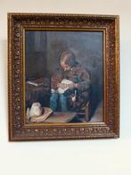 Prachtig schilderij olie op hout / gesigneerd, Antiek en Kunst, Kunst | Schilderijen | Klassiek, Ophalen of Verzenden