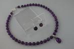 AMETHIST ketting/oorhanger-set, Verzenden, Nieuw