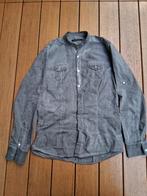 David Mayer Naman overhemd - Maat M - Made in Italy, Zo goed als nieuw, Grijs, David Mayer Naman, Halswijdte 39/40 (M)