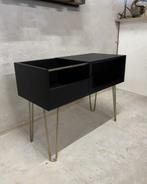 OUTLET - Zwart eiken met goud vinyl meubel -  voor LP's, Nienhof 48, 6715 AD, Ede, Nieuw, Ophalen of Verzenden, Plaatwerk Design
