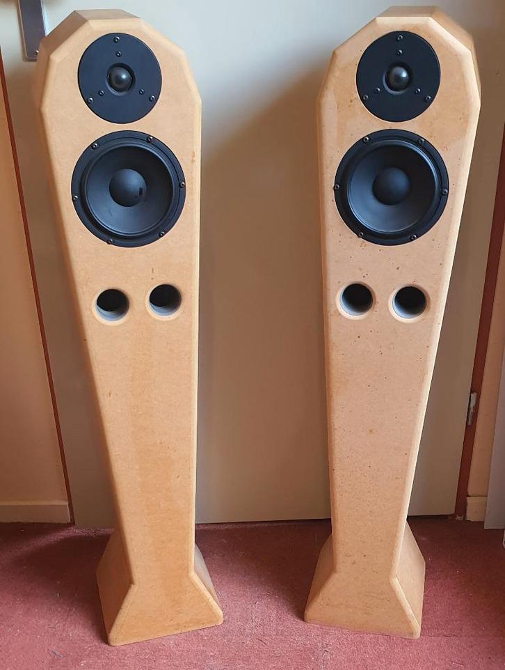 High-end luidsprekers met Morel units en Intertechnik filter, Audio, Tv en Foto, Luidsprekers, Zo goed als nieuw, Front, Rear of Stereo speakers