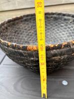 Oude Chinese Mand - Decoratief & Authentiek, Huis en Inrichting, Gebruikt, Mand, Rond, Ophalen of Verzenden
