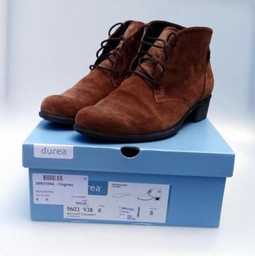 Durea dames enkellaarsjes bruin suede mt 42 K beschikbaar voor biedingen