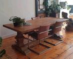 Mooie, rustieke kloostertafel, Huis en Inrichting, Tafels | Eettafels, Ophalen, 100 tot 150 cm, 200 cm of meer, Zo goed als nieuw