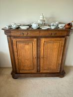 Vintage | oude | Eikenhouten Kast met Deuren en Lades, Huis en Inrichting, Kasten | Buffetkasten, Ophalen, Gebruikt, 100 tot 150 cm