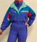Vintage skipak - paars, lila, roze, turquoise maat M, Kleding | Dames, Wintersportkleding, Maat 38/40 (M), Ophalen of Verzenden