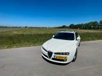 Alfa Romeo 159 sportswagon 1.750 TBi 230PK 2010 Wit, Auto's, Zwart, 4 cilinders, Wit, Leder