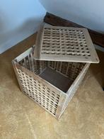 Bijzettafel / opbergbox Ikea, Minder dan 55 cm, Vierkant, Nieuw, Hout