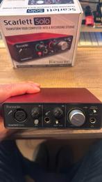 Focusrite Scarlett Solo USB audio interface, Ophalen of Verzenden, Gebruikt, Extern, Focosrite scarlett