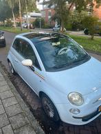 Fiat 500 1.2 C 2008 Blauw, Auto's, Stof, 1242 cc, 4 cilinders, 840 kg