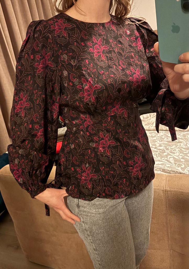 Nieuwe Ted baker blouse, Maat 38/40 (M), Zwart, Nieuw, Ophalen of Verzenden