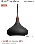 Nieuwe Fritz Hansen Orient P2 hanglamp, Huis en Inrichting, Lampen | Hanglampen, Ophalen, Nieuw, Metaal, Minder dan 50 cm