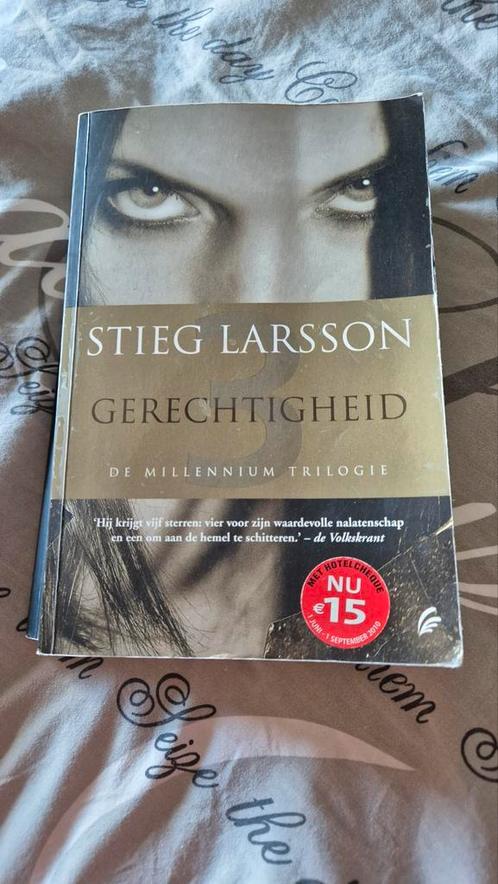 Stieg Larsson - Gerechtigheid, Boeken, Thrillers, Gelezen, Scandinavië, Ophalen