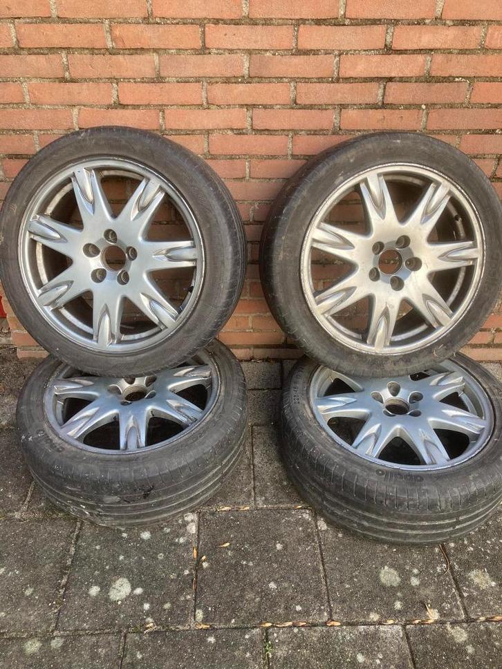 4 velgen Thor 17 inch Volvo S60 V70 C70, Auto-onderdelen, Banden en Velgen, Velg(en), Zomerbanden, 17 inch, 225 mm, Ophalen