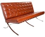 Gezocht kussens 2 zits Barcelona bank bruin, Huis en Inrichting, Kunststof, 150 tot 200 cm, Tweepersoons, 75 tot 100 cm