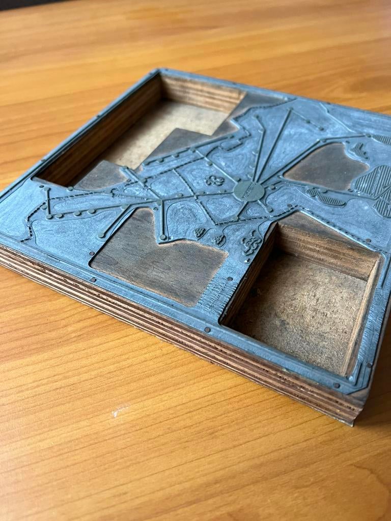 UNIEK Historisch ETS Drukkerij CLICHÉ Steenwijk / Omstreken, Antiek en Kunst, Ophalen of Verzenden