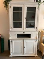 Brocante witte buffetkast, Huis en Inrichting, Kasten | Buffetkasten, Ophalen, Gebruikt, 100 tot 150 cm, 200 cm of meer