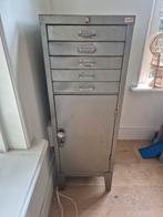 Vintage Dossier Ladekastje - Industrieel, Huis en Inrichting, Kasten | Roldeurkasten en Archiefkasten, Minder dan 50 cm, Gebruikt