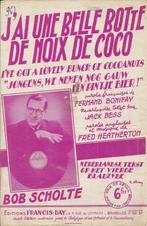 V217 bladmuziek bob scholte --, Klassiek, Ophalen of Verzenden, Zo goed als nieuw, Artiest of Componist