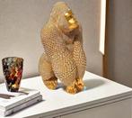 GOUDEN Beeld GORILLA, Ophalen of Verzenden, Zo goed als nieuw, Dier