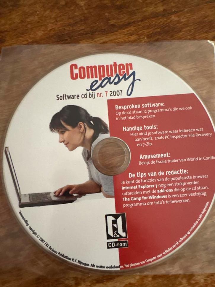 Computer Easy Software CD nr. 7 - 2007, Computers en Software, Besturingssoftware, Gebruikt, Windows, Ophalen of Verzenden