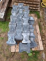 2 M2 - H klinkers Antraciet 8cm dik, Tuin en Terras, Tegels en Klinkers, Ophalen, Nieuw, Beton, Klinkers