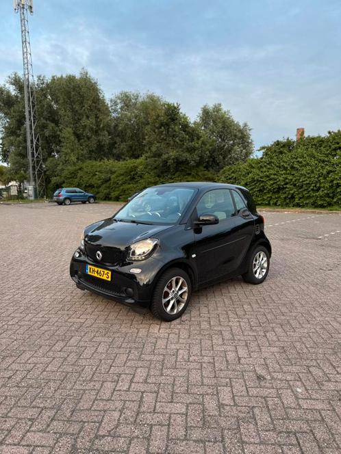 Smart ForTwo 1.0 52KW Coupe MHD AUT 2016 Zwart, Auto's, Smart, Particulier, ForTwo, ABS, Adaptive Cruise Control, Airbags, Airconditioning