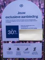 Kortingscode voor verblijf/vakantie in Centerparks, Tickets en Kaartjes, Kortingen en Cadeaubonnen, Kortingsbon, Overige typen