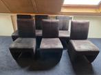 6 eetkamerstoelen, Ophalen, Bruin