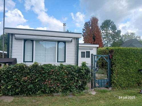 Prachtig onderhoudsarm L chalet op camping zoomland, Caravans en Kamperen, Stacaravans, Ophalen of Verzenden