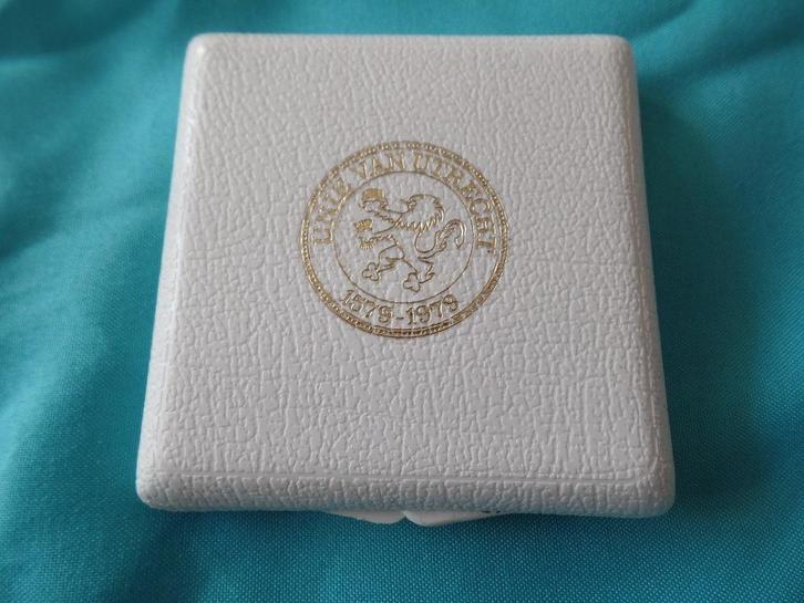 Uniedaalder Utrecht 1579 - 1979 in cassette, Postzegels en Munten, Munten | Nederland, Losse munt, Vóór koninkrijk, Ophalen of Verzenden