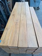 Eiken vloer 57 m2 massieve vloerdelen 16,5 cm breed 2cm dik., Ophalen, Gebruikt, Onbekend, Vloerdelen of -planken