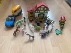 Playmobil country pony boerderij met met paardentrailer, Ophalen of Verzenden, Gebruikt