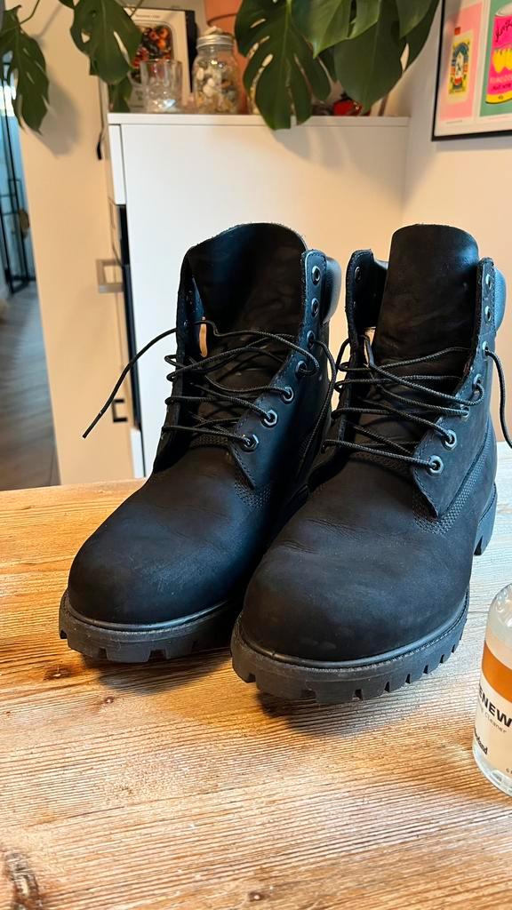 Zwarte z.g.a.n. premium 6 inch timberland boots. Maat 44.5, Kleding | Heren, Schoenen, Zo goed als nieuw, Boots, Zwart, Ophalen of Verzenden