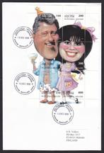 Brief Abchazië met postzegels sex affaire Bill Clinton, Verzenden, Brief