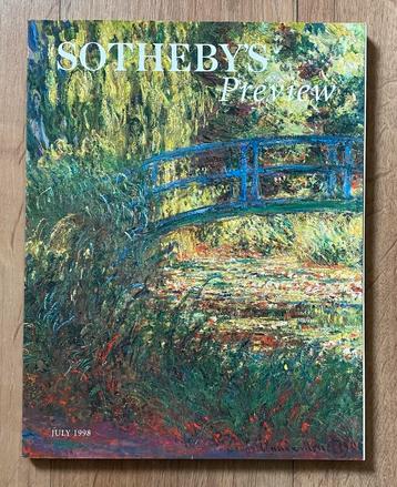 SOTHEBY’S PREVIEW ( July 1998 / Magazine / 147 blz ) beschikbaar voor biedingen