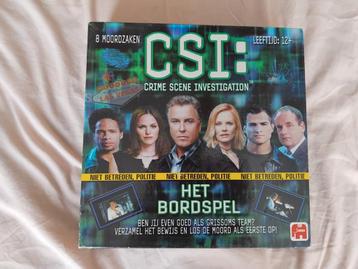 CSI het bordspel beschikbaar voor biedingen