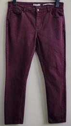 Miss Etam aubergine stretchy jeans mt. 40, Overige kleuren, Ophalen of Verzenden, Zo goed als nieuw, W30 - W32 (confectie 38/40)