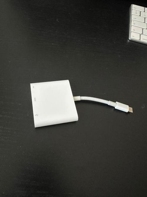 Apple USB-C AV Adapter – HDMI, USB & USB-C, wit, Computers en Software, Pc- en Netwerkkabels, Zo goed als nieuw, Ophalen
