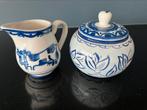 Blond Amsterdam delfts blauw, suiker en melkstel, Antiek en Kunst, Antiek | Keramiek en Aardewerk, Ophalen