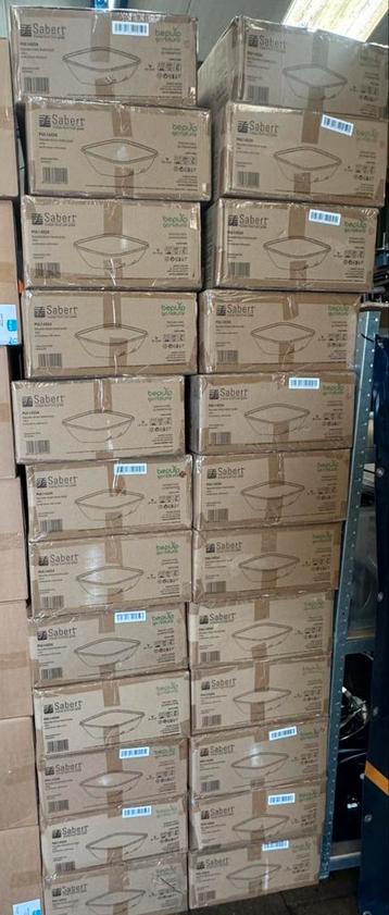 Partij Salade bowls - maaltijd bakken suikerriet 24 x 300st beschikbaar voor biedingen
