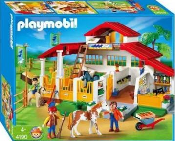 playmobil manage en Jeep met trailer beschikbaar voor biedingen