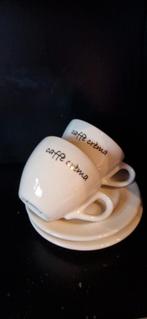 Riviera Maison koffie creme kopjes, Ophalen of Verzenden, Zo goed als nieuw, Overige stijlen, Kop(pen) en/of Schotel(s)