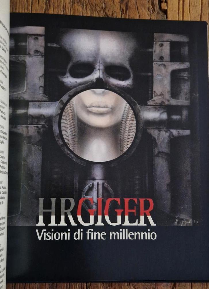 H.R.Giger. Visioni di fine millennio. 1996. Gesigineerd., Boeken, Kunst en Cultuur | Fotografie en Design, Zo goed als nieuw, Fotografen