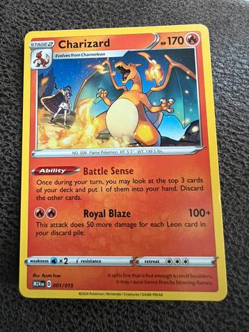 Charizard, stage 2, pokemon kaart beschikbaar voor biedingen