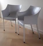 Kartell Dr No 2 stuks lila design eetkamerstoelen stoel, Gebruikt, Twee, Overige kleuren, Design