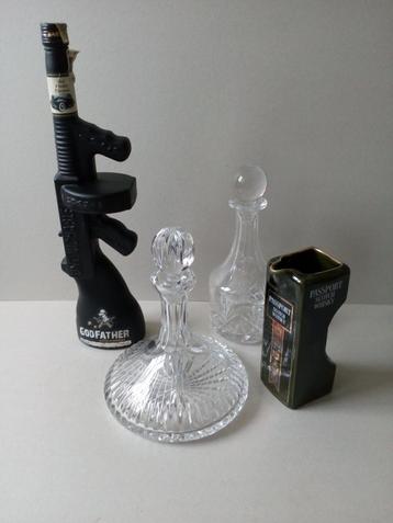 Whiskeyfles(geweer)/kan.Godfather/Scotsch Whiskey.Pr,p.stuk beschikbaar voor biedingen