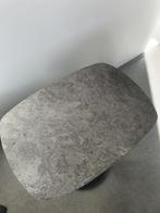 Bijzettafel marmeren blad, Huis en Inrichting, Overige materialen, Minder dan 55 cm, Zo goed als nieuw, Rechthoekig