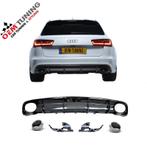 A6 S6 Diffuser | RS6 Design | 2014 - 2018 | voor sline | chr
