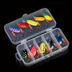 10 stuks spinners blinkers nieuw in de doos, Ophalen of Verzenden, Nieuw, Kunstaas